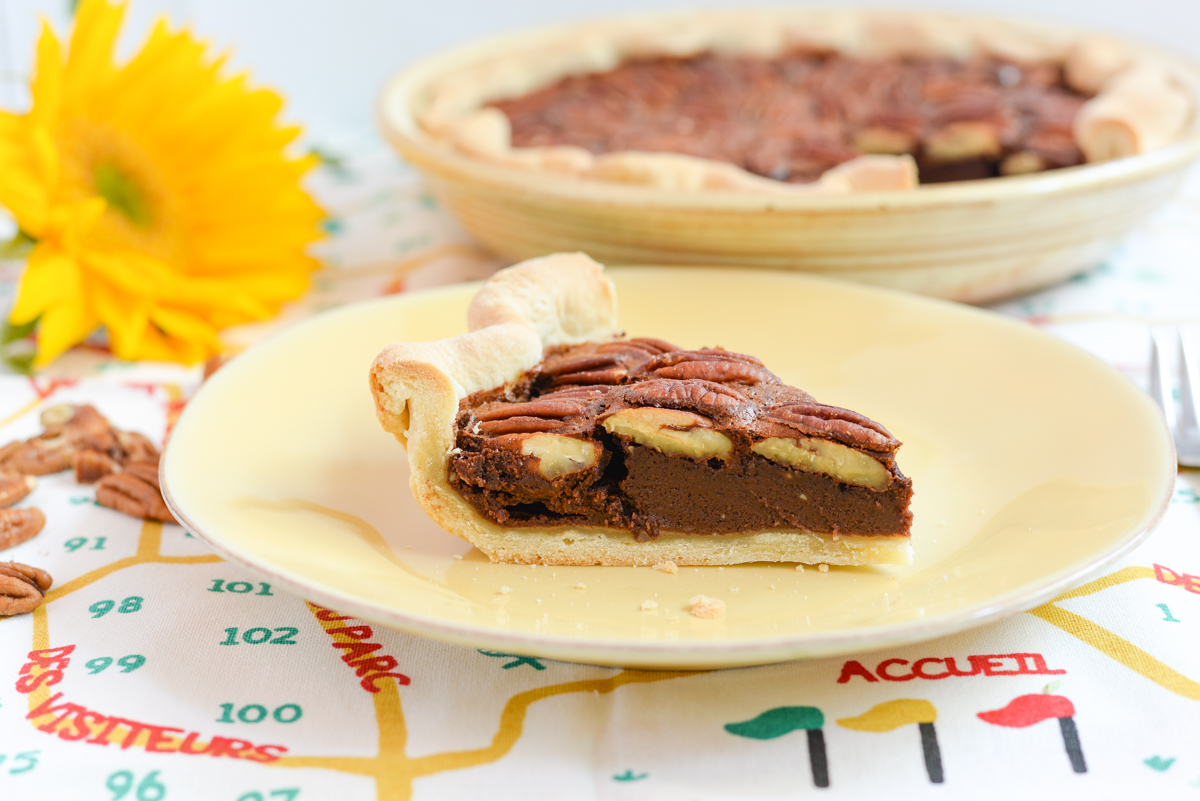 Tarte aux noix de pecans et chocolat