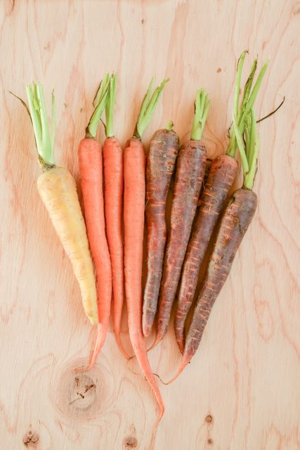 Tarte aux carottes caramélisées