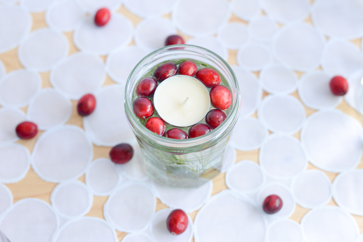 Bougies flottantes de Noel