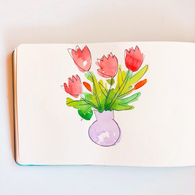 tulipe-aquarelle